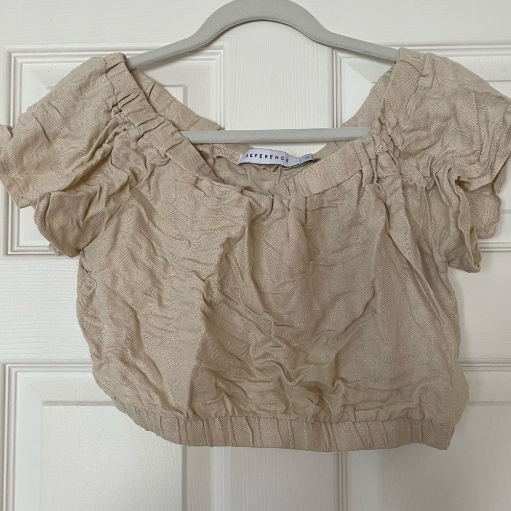 Off the Shoulder Crop Top